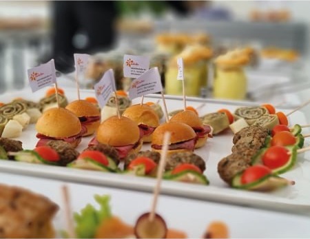 Fingerfood und Häppchen für Tagungen im DAS BÜRO Stuttgart